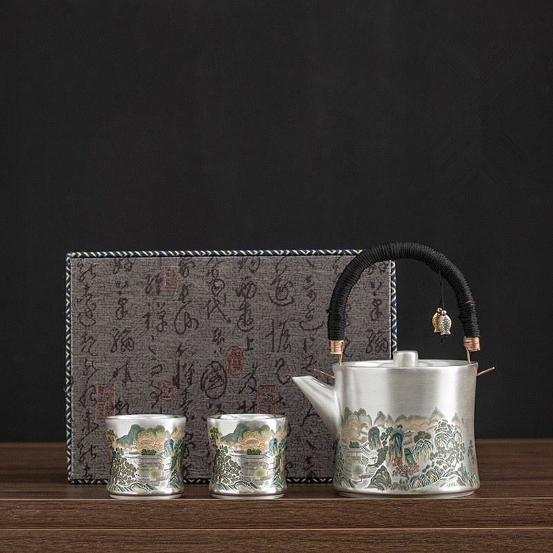 YFY Liu Yin one pot two cups p - Gift Box Wrap Set 评论和价格