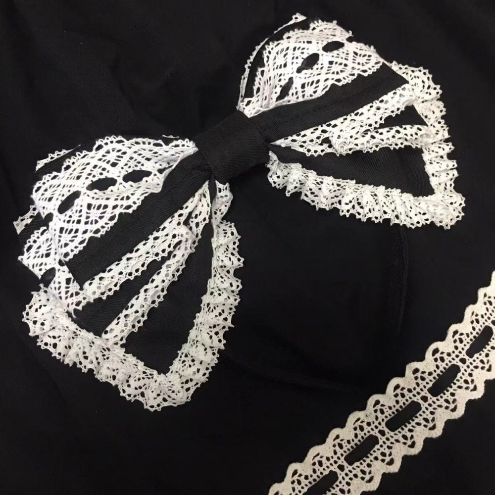 Y2K Lolita Lovely Lace Headban - Ribbon Bow Gift 评论和价格