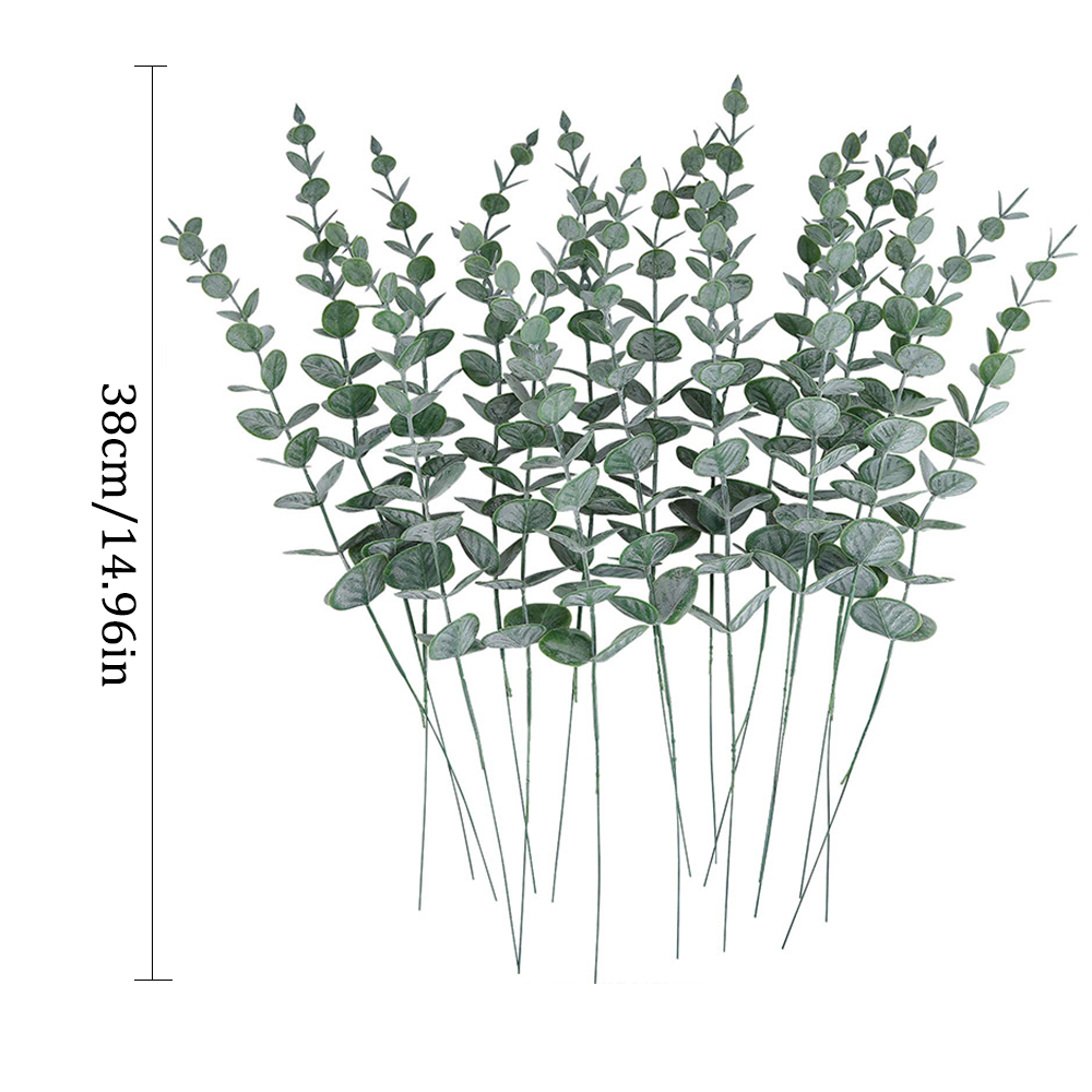 Artificial Eucalyptus Stems Le - Christmas Wreath Fake 评论和价格