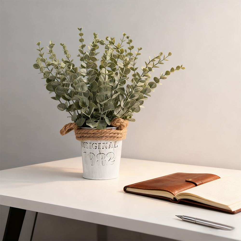 Artificial Eucalyptus Stems Le - Christmas Wreath Fake 评论和价格