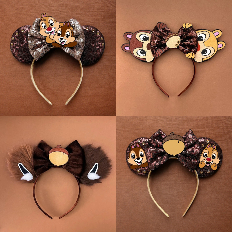 Disney Chip 'n' Dale Headbands - Ribbon Bow Gift 评论和价格
