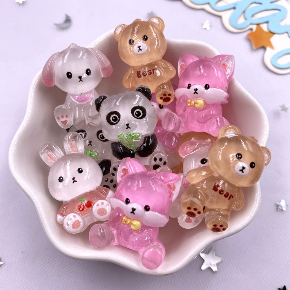 10PCS Resin Kawaii Colorful Ca - Nutcracker Figurine 评论和价格
