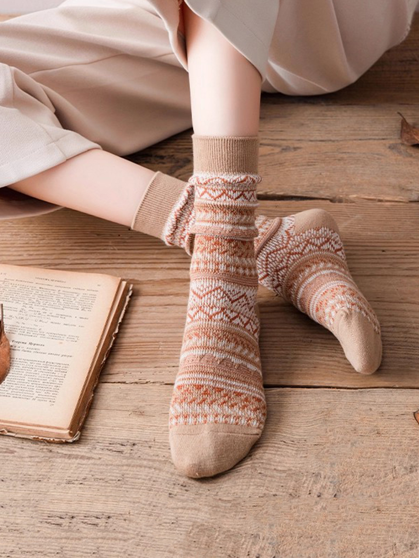 5 Pairs Women  Argyle Comforta - Christmas Throw Blanket 评论和价格