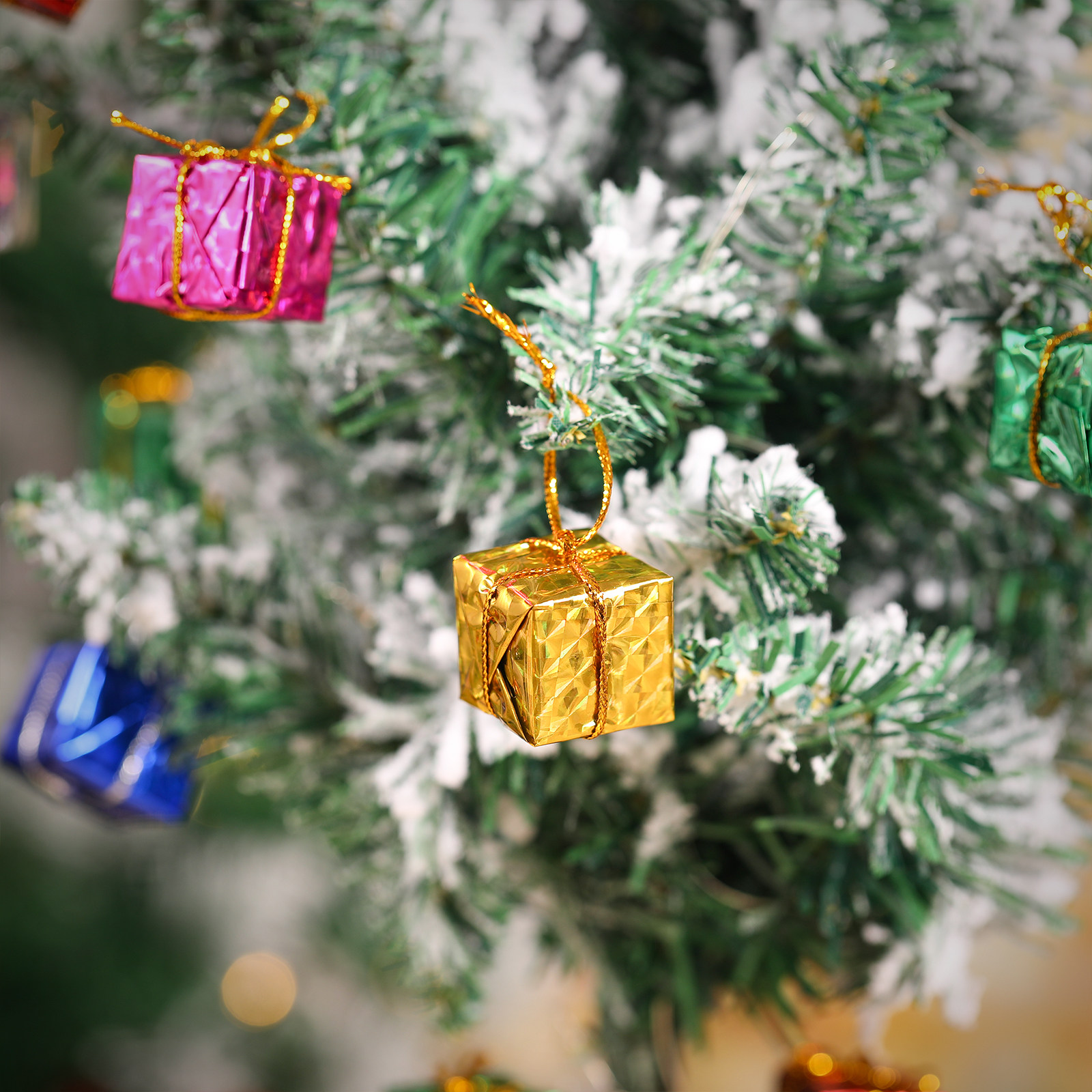 24Pcs Christmas Tree Hanging D - Gift Box Wrap Set 评论和价格