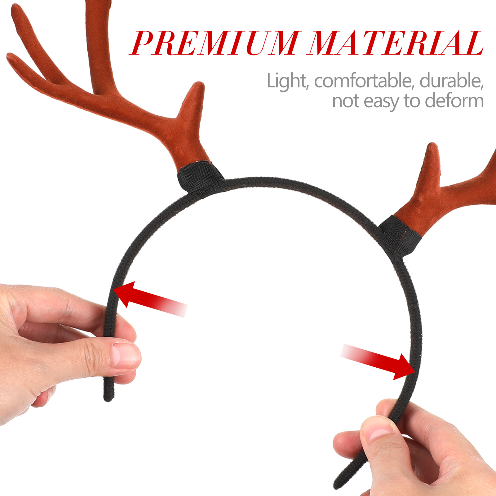 1pc Lovely Christmas Antler Ha - Reindeer Antlers Headband 评论和价格