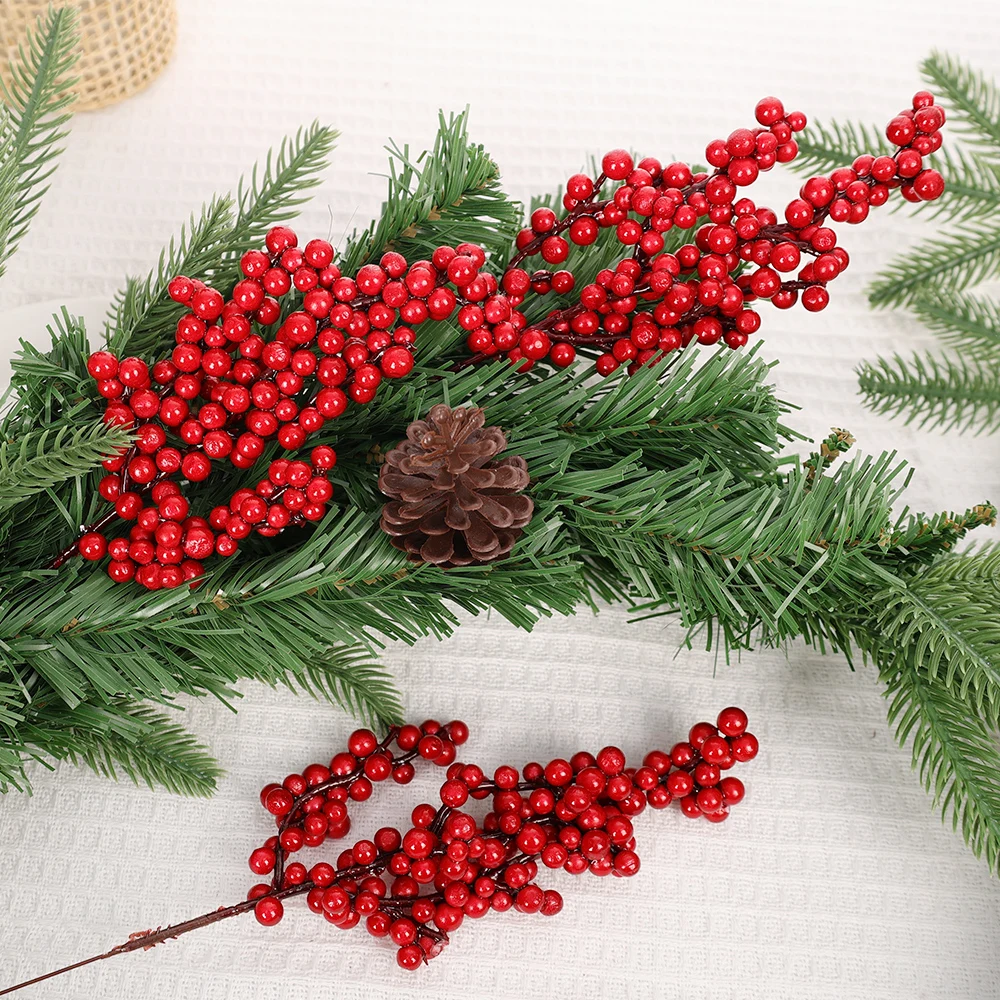 10/1Pcs Artificial Red Berries - Christmas Tree Artificial 评论和价格