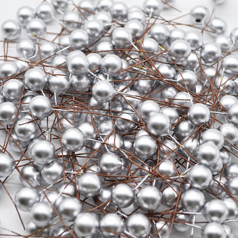 50pcs Mini Pearl Plastic Stame - Christmas Wreath Fake 评论和价格