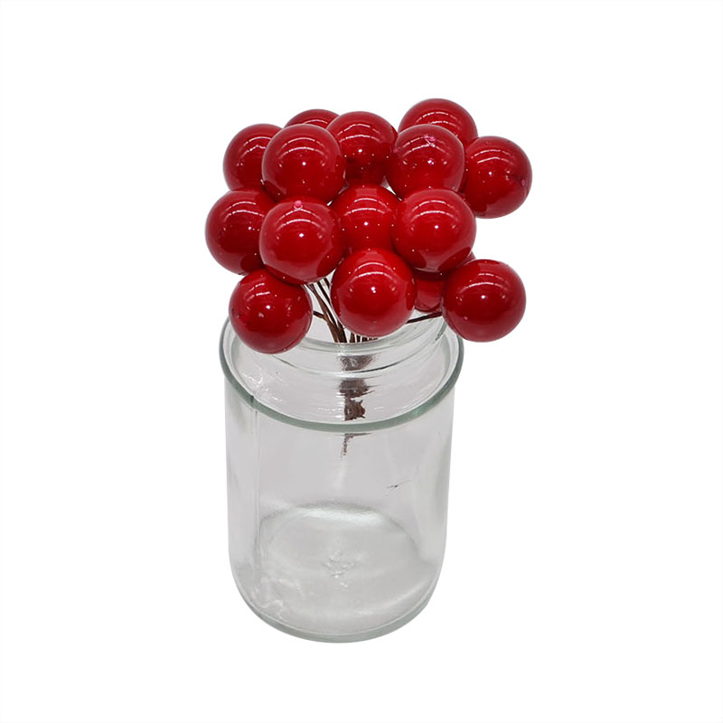 50pcs Mini Pearl Plastic Stame - Christmas Wreath Fake 评论和价格