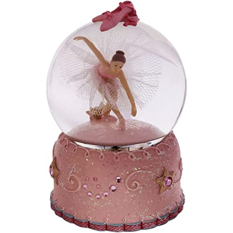 Ballerina Girl Swan Lake Rotat - Snow Globe Musical 评论和价格