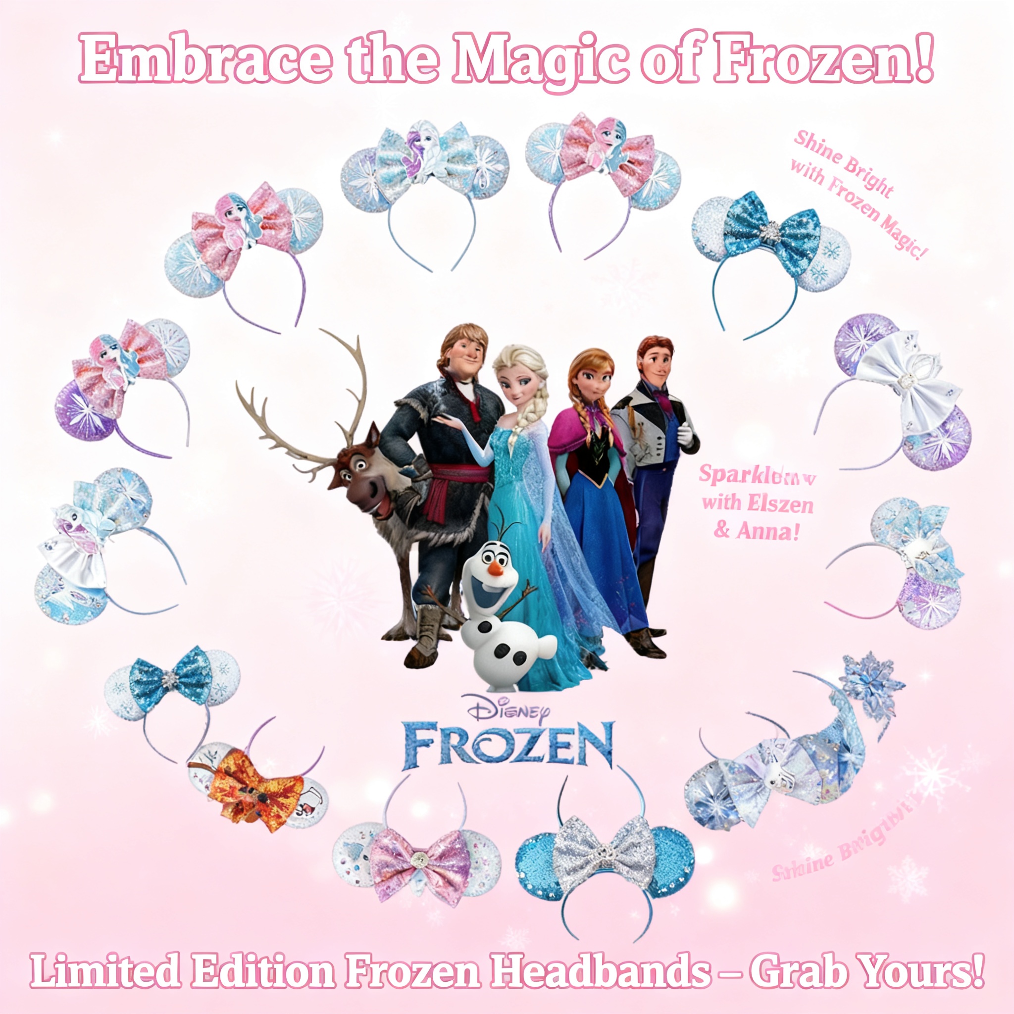 Disney Frozen Elsa Princess An - Ribbon Bow Gift 评论和价格