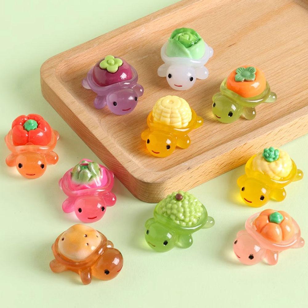 Cute Mini Luminous Turtle Orna - Nutcracker Figurine 评论和价格