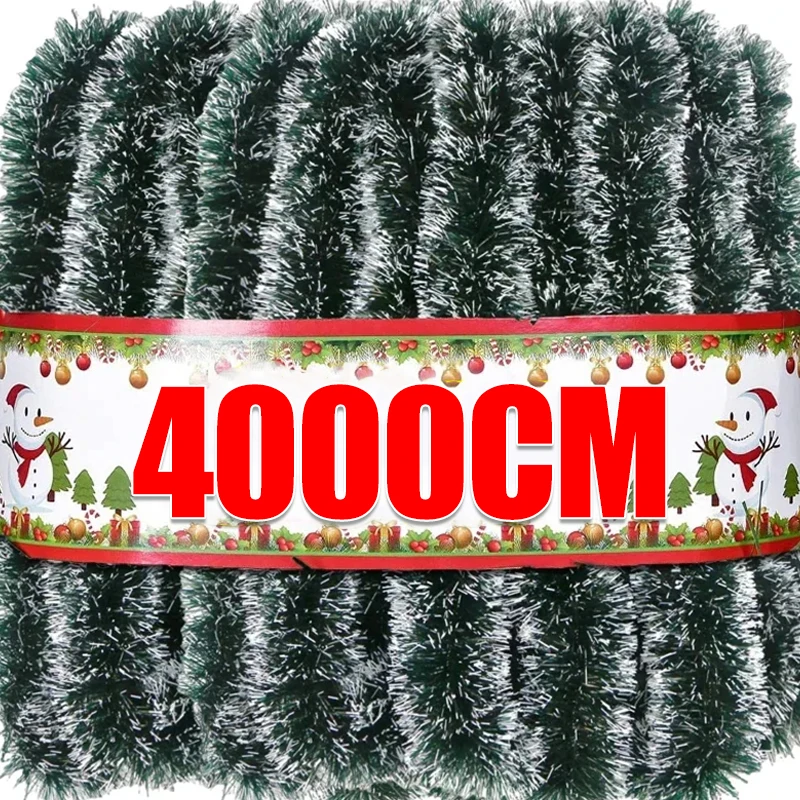 2/40m Christmas Tinsel Ribbons - Tinsel Garland Decoration 评论和价格