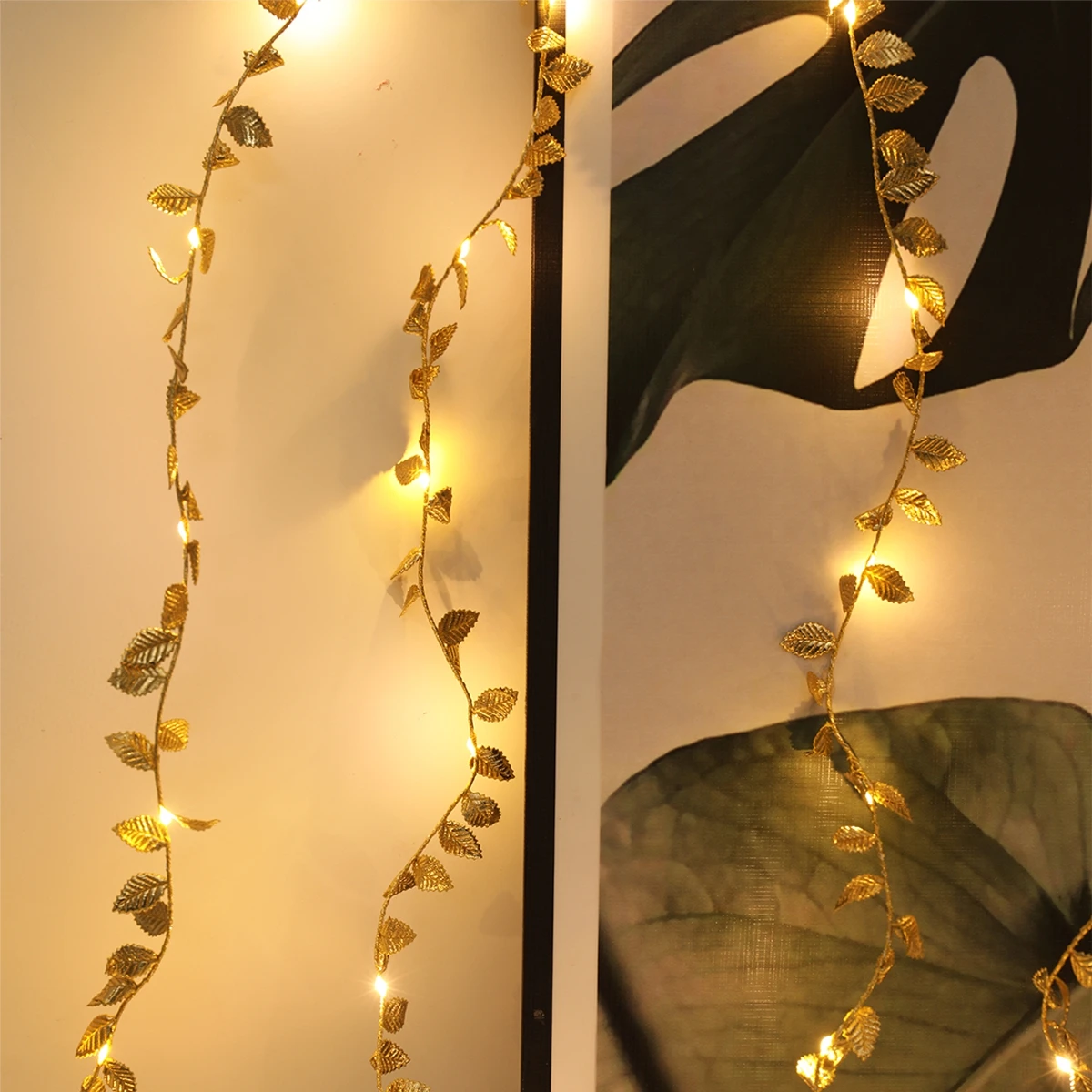 LED Golden Leaves String Light - Led Fairy String Lights 评论和价格