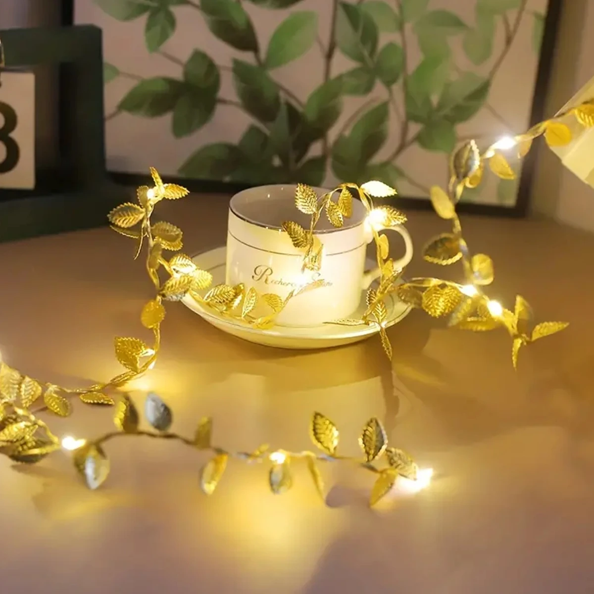 LED Golden Leaves String Light - Led Fairy String Lights 评论和价格