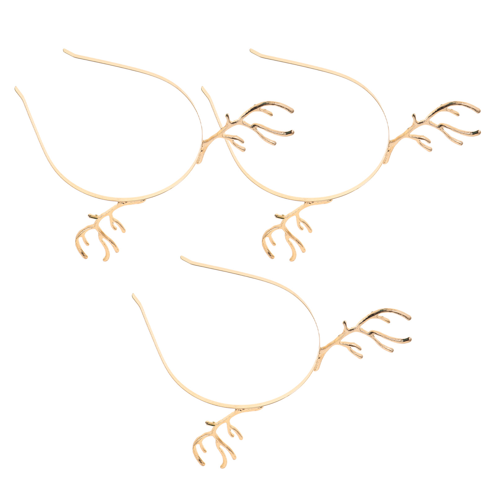3Pcs Cute Deer Antlers Headban - Reindeer Antlers Headband 评论和价格