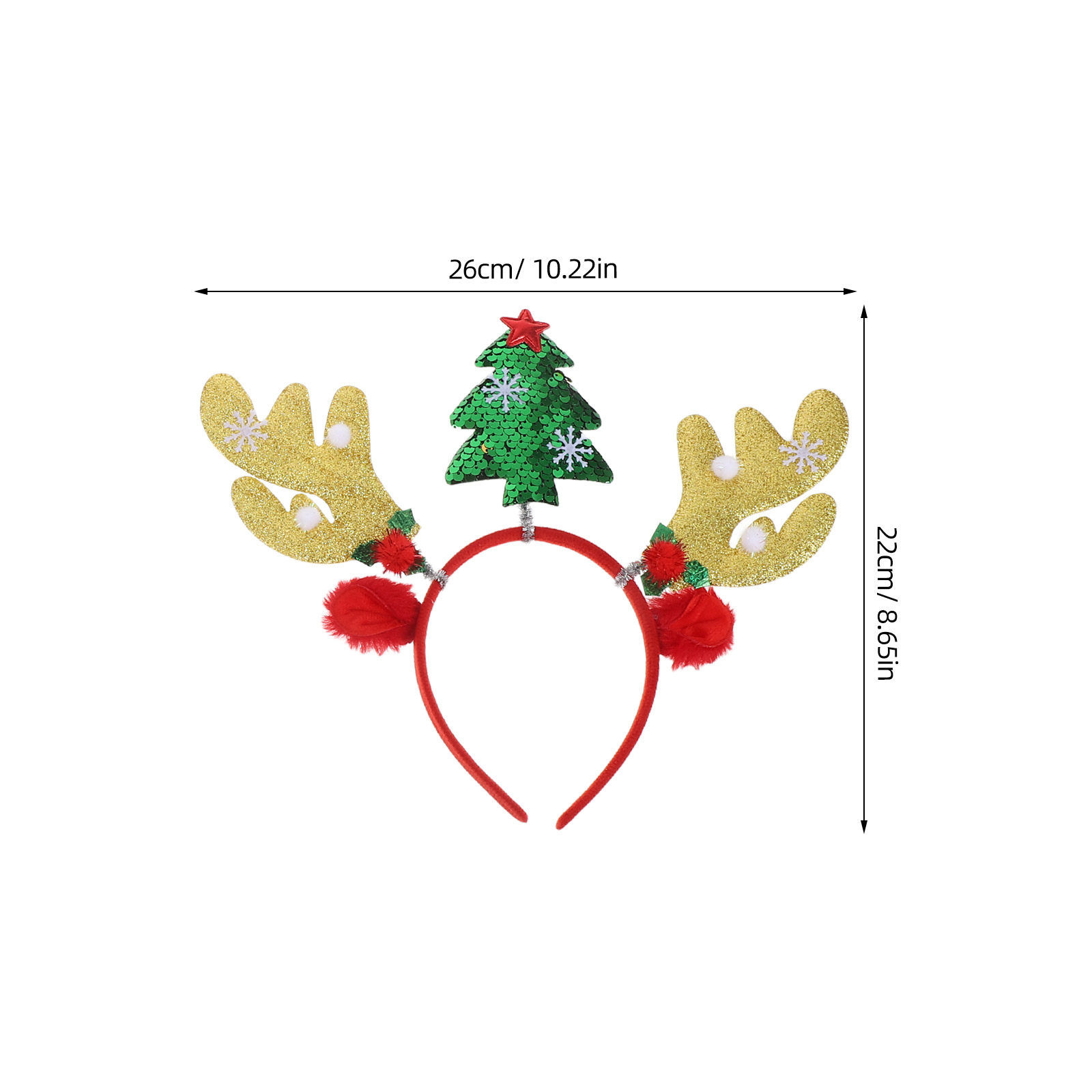 2Pcs Christmas Reindeer Antler - Reindeer Antlers Headband 评论和价格