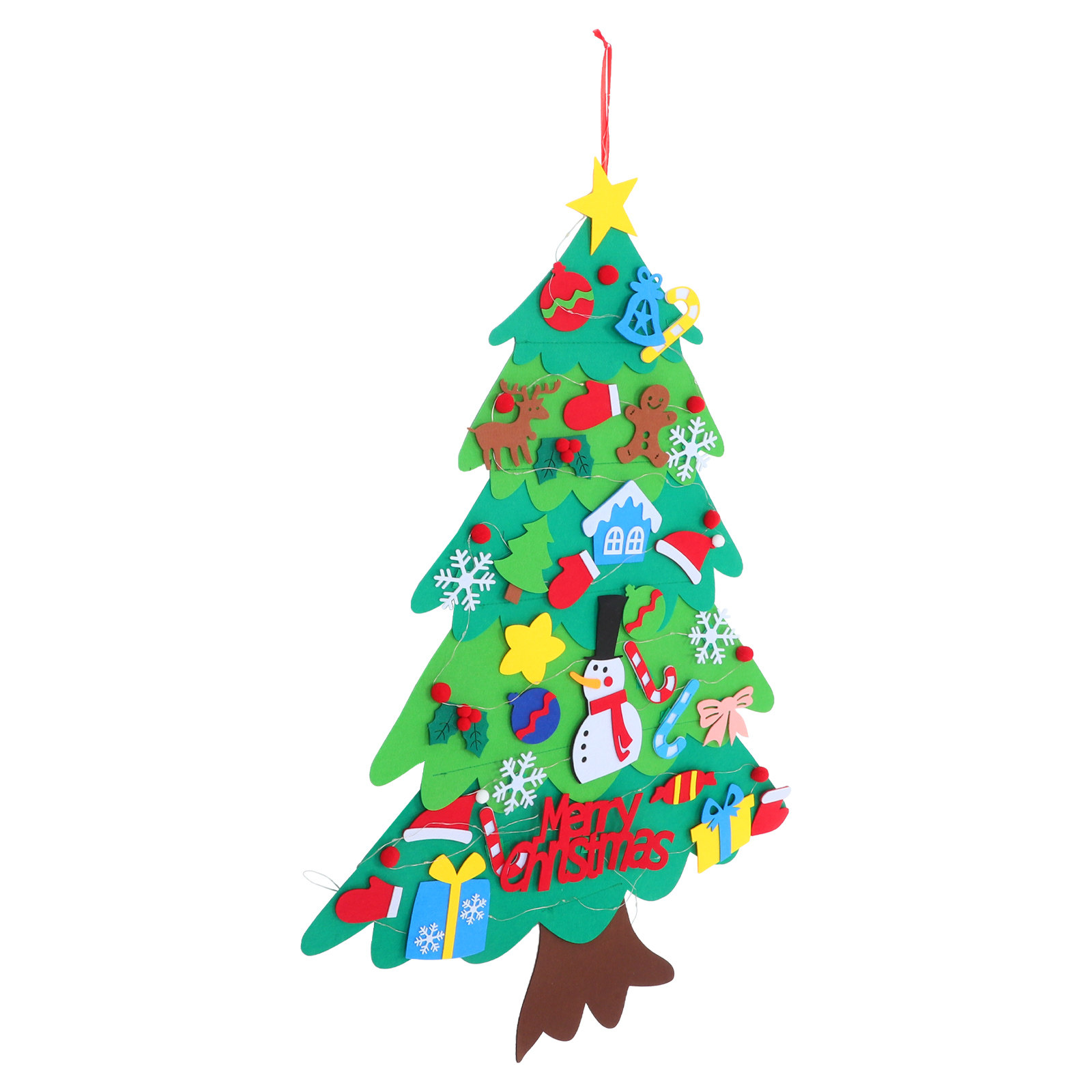 1Set Felt Christmas Tree Wall  - Christmas Stocking Hanging 评论和价格