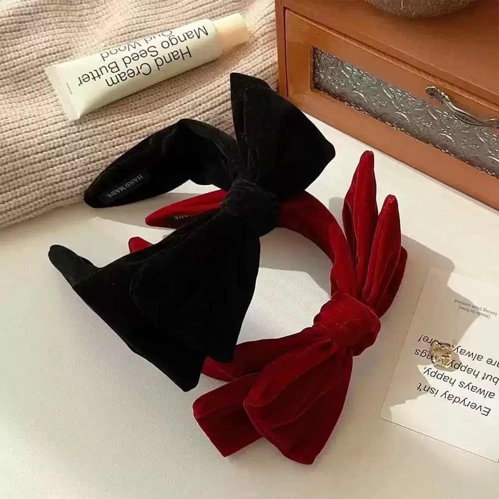 AWAYTR 1pc Large Velvet Bow Ha - Ribbon Bow Gift 评论和价格