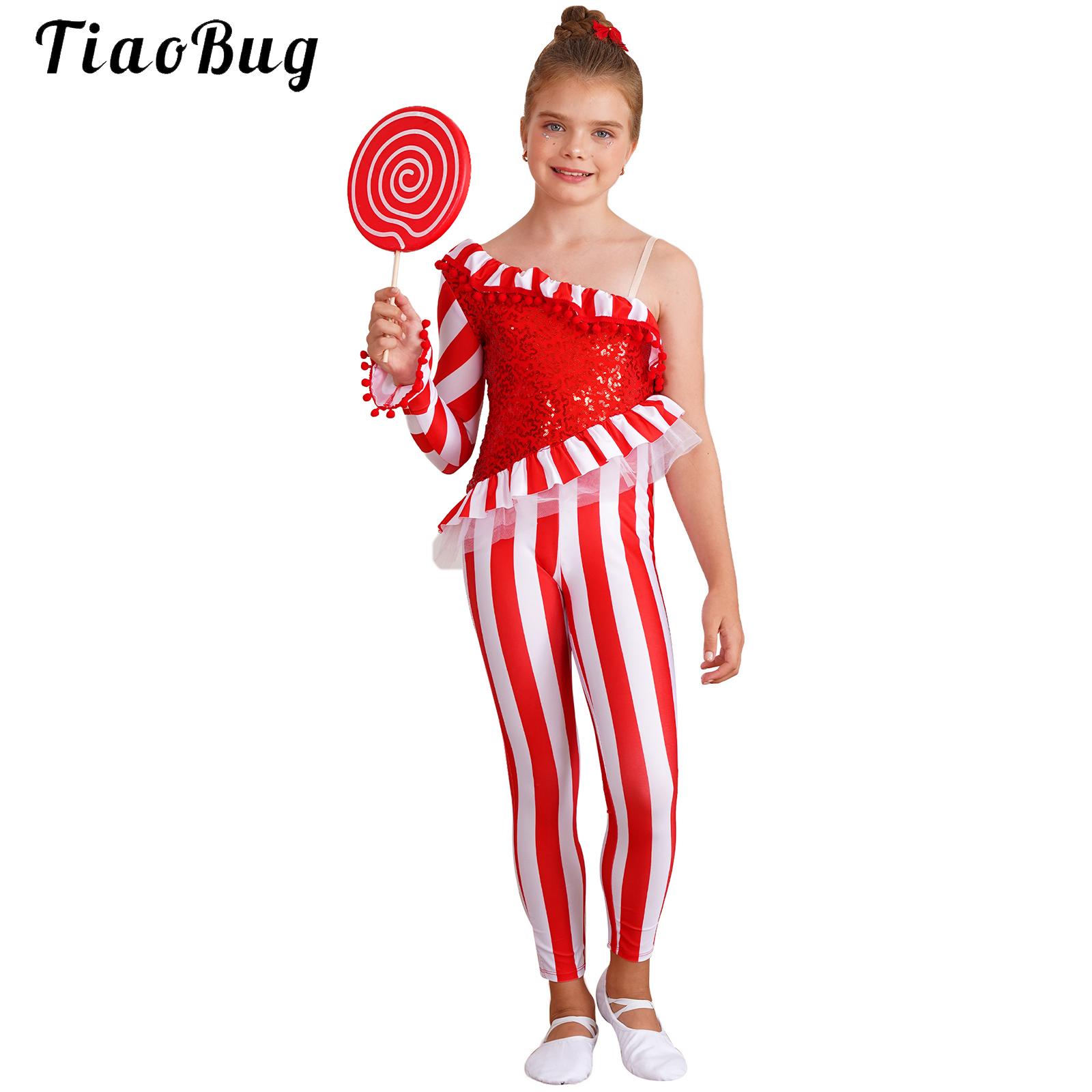 Kids Girls Christmas Ballet Da - Elf Costume Christmas 评论和价格