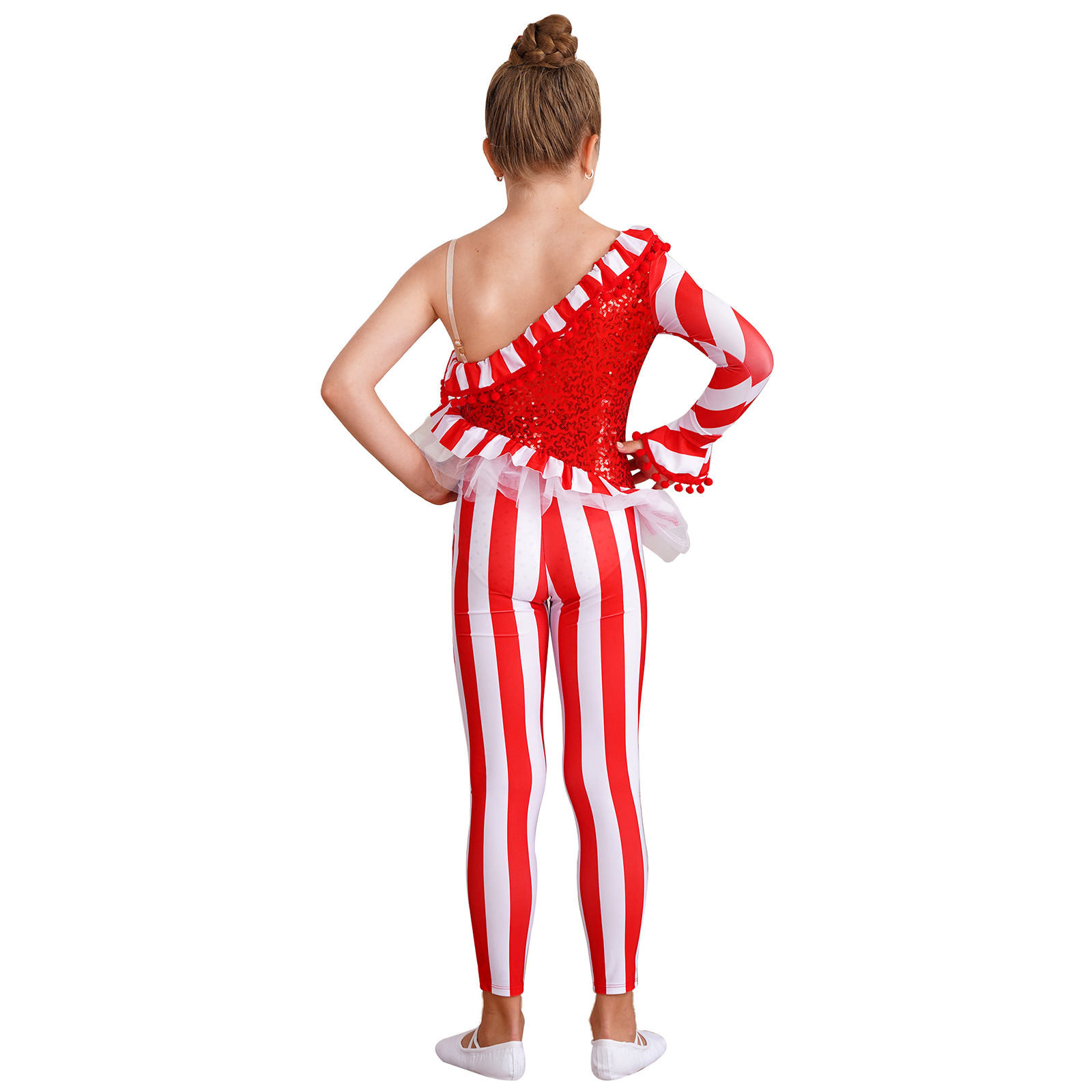 Kids Girls Christmas Ballet Da - Elf Costume Christmas 评论和价格