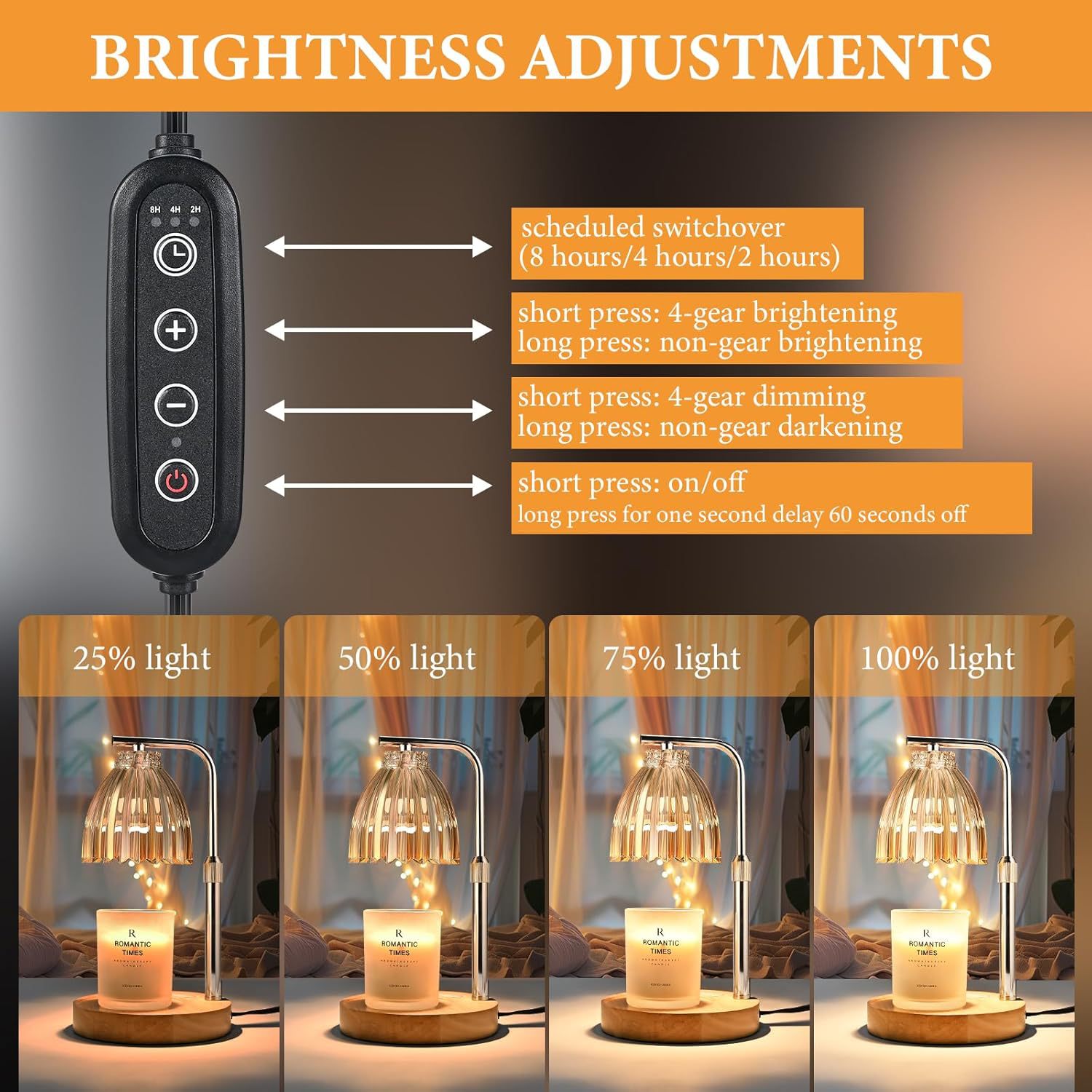 Adjustable Height Aromatherapy - Holiday Candle Set 评论和价格
