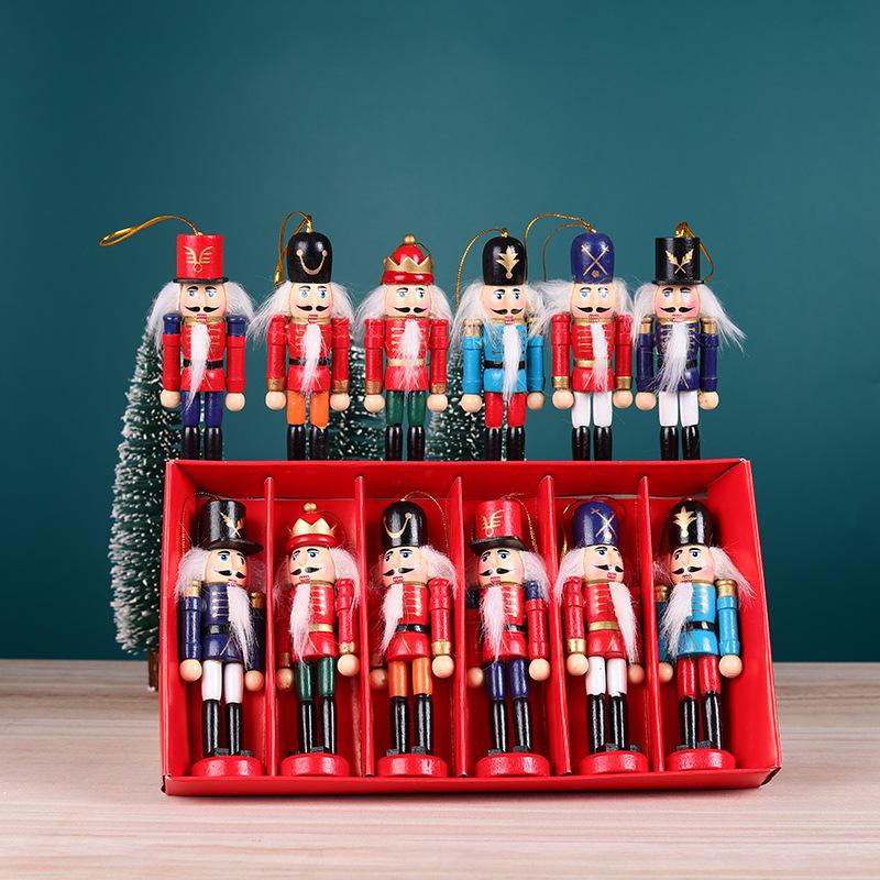1/3/6Pcs Desktop Decor 12cm Mi - Nutcracker Figurine 评论和价格