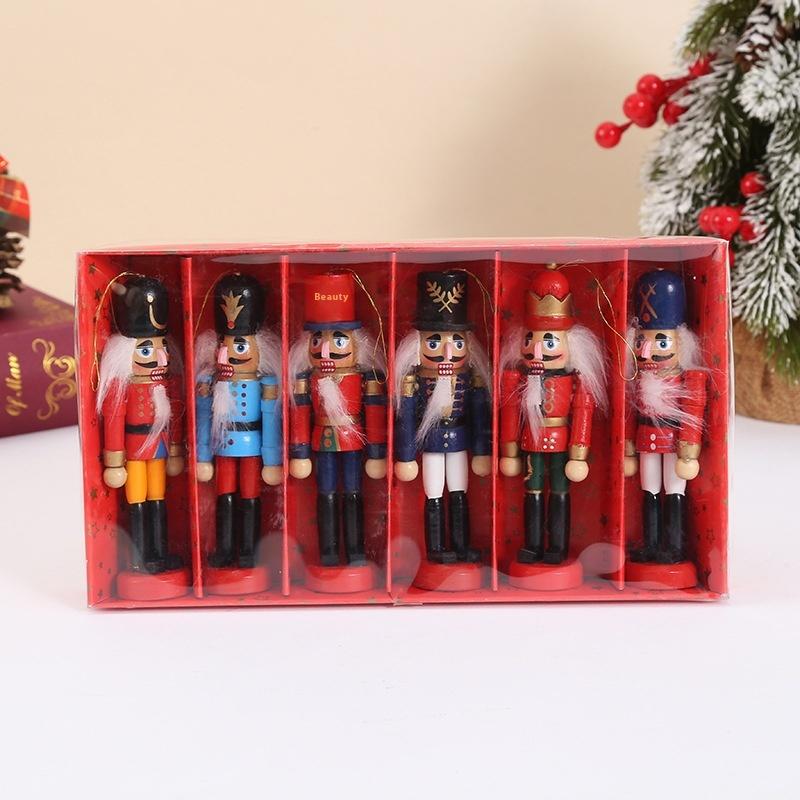 1/3/6Pcs Desktop Decor 12cm Mi - Nutcracker Figurine 评论和价格
