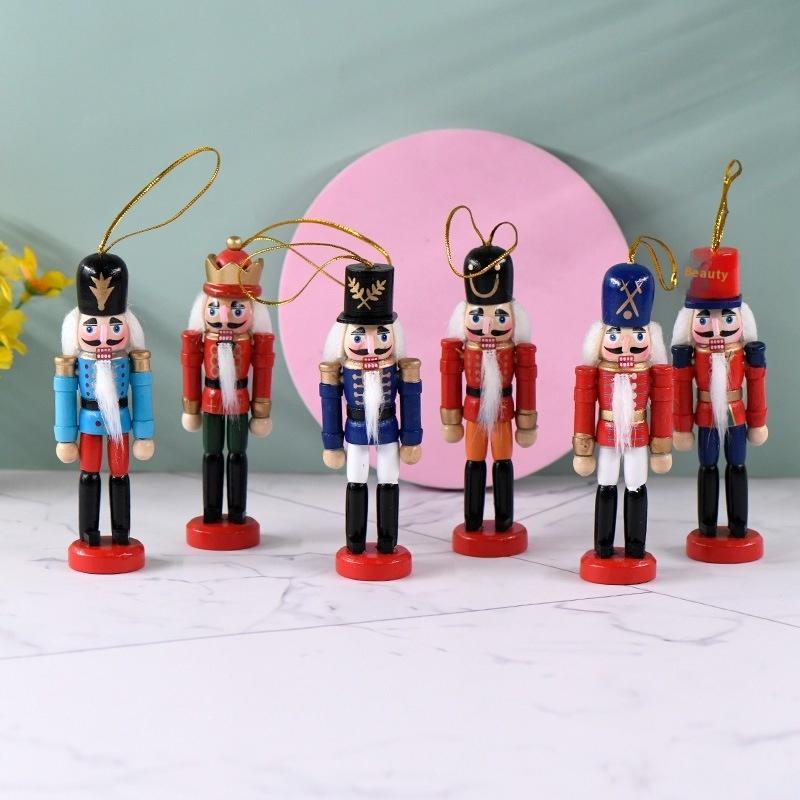 1/3/6Pcs Desktop Decor 12cm Mi - Nutcracker Figurine 评论和价格