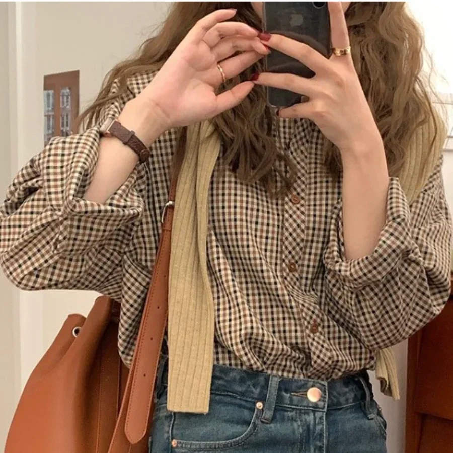 Plaid Shirt for Women's Autumn - Christmas Throw Blanket 评论和价格