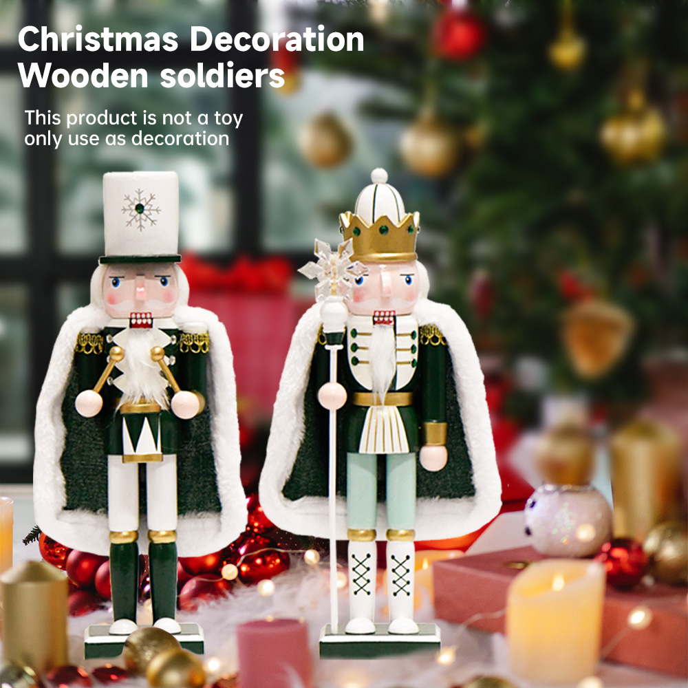 30CM Nutcracker snowflake cape - Nutcracker Figurine 评论和价格