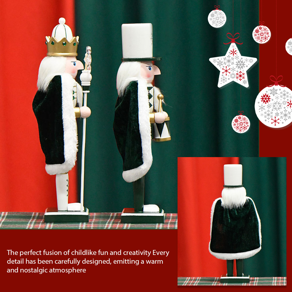 30CM Nutcracker snowflake cape - Nutcracker Figurine 评论和价格
