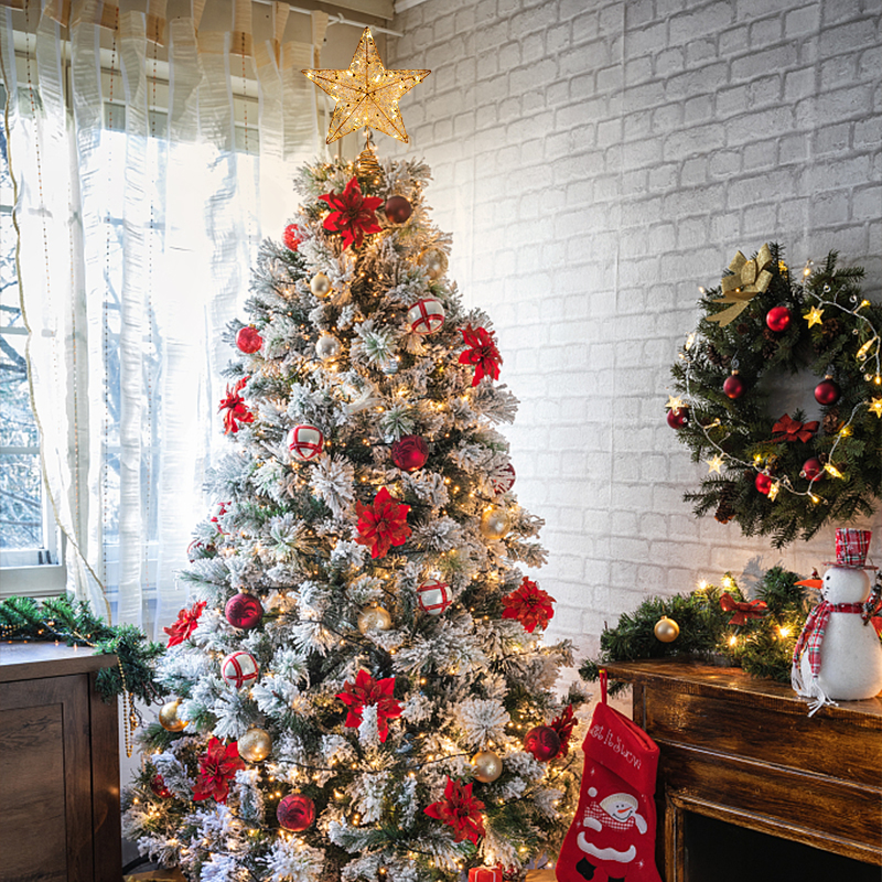 LED Christmas Tree Top Decorat - Star Tree Topper 评论和价格