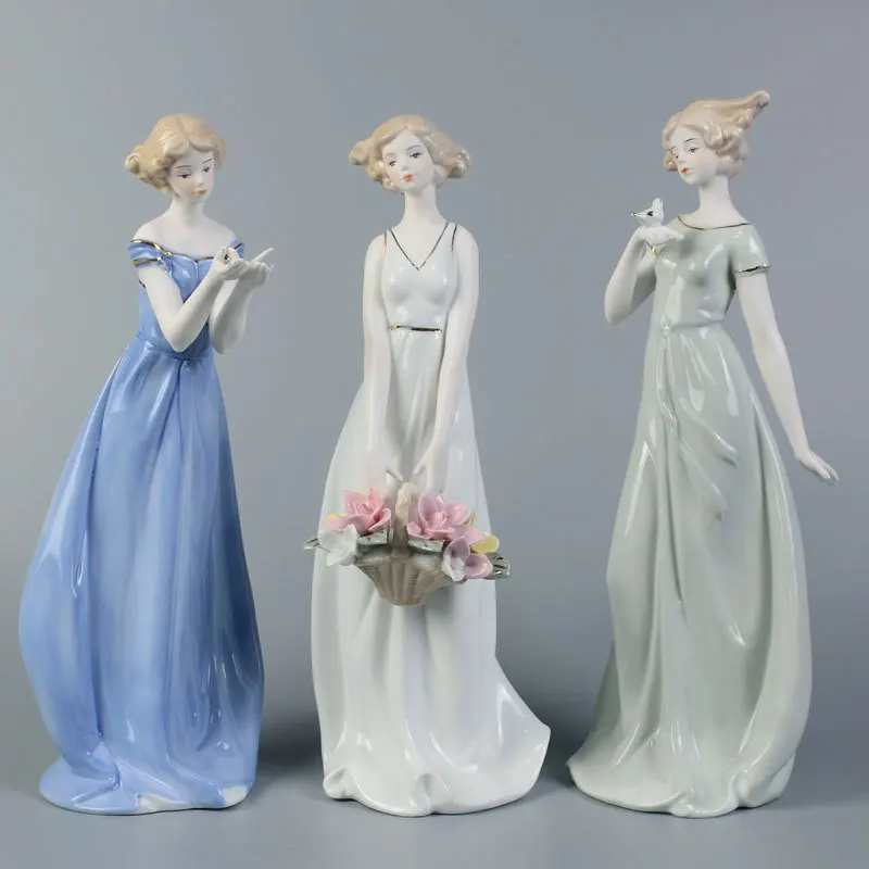 Europe Ceramic Beauty Figurine - Nutcracker Figurine 评论和价格