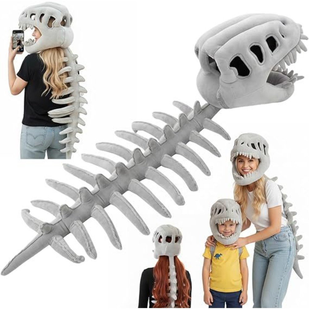 An interesting dinosaur skull  - Santa Hat Plush 评论和价格