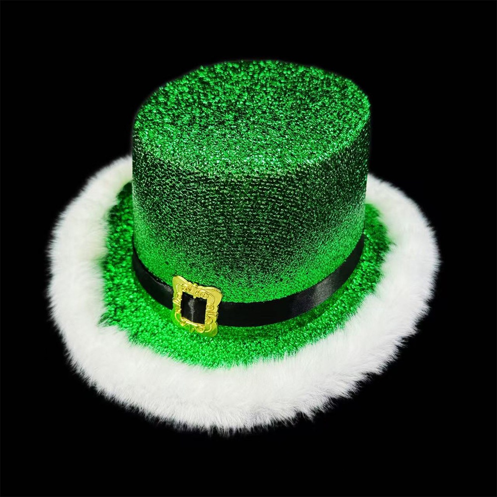 Santa Claus Cap  Shiny Glitter - Santa Hat Plush 评论和价格
