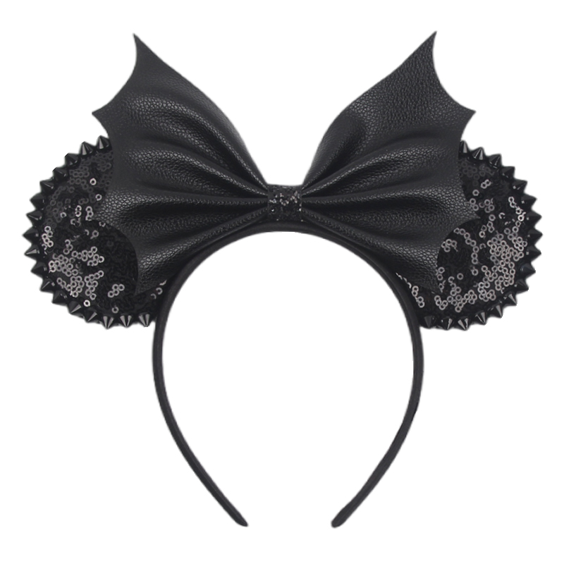 NEW Halloween Mouse Ears Headb - Ribbon Bow Gift 评论和价格