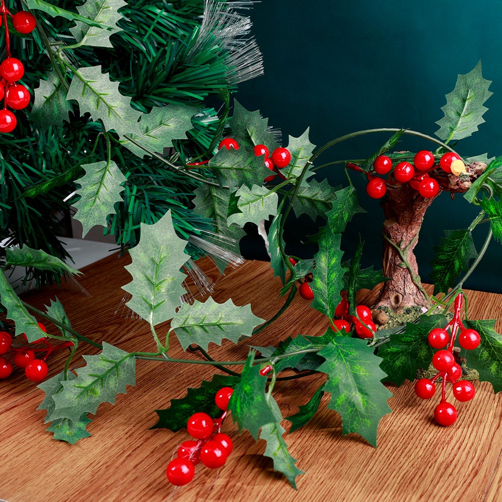 2M Christmas Artificial Holly  - Christmas Tree Artificial 评论和价格