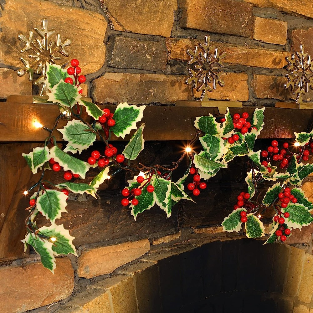 2M Christmas Artificial Holly  - Christmas Tree Artificial 评论和价格