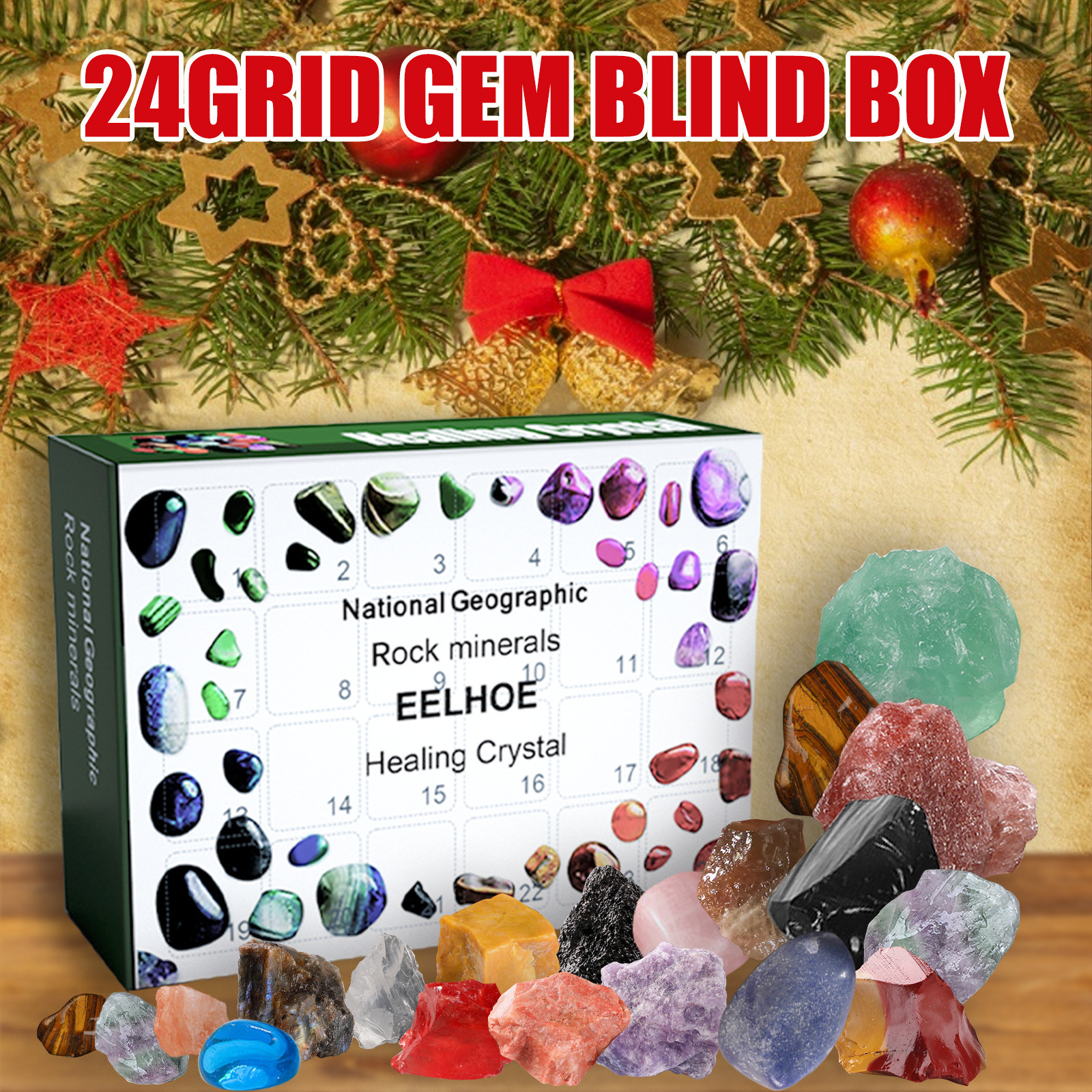 24 Day Stone Advent Calendar R - Advent Calendar Gift 评论和价格