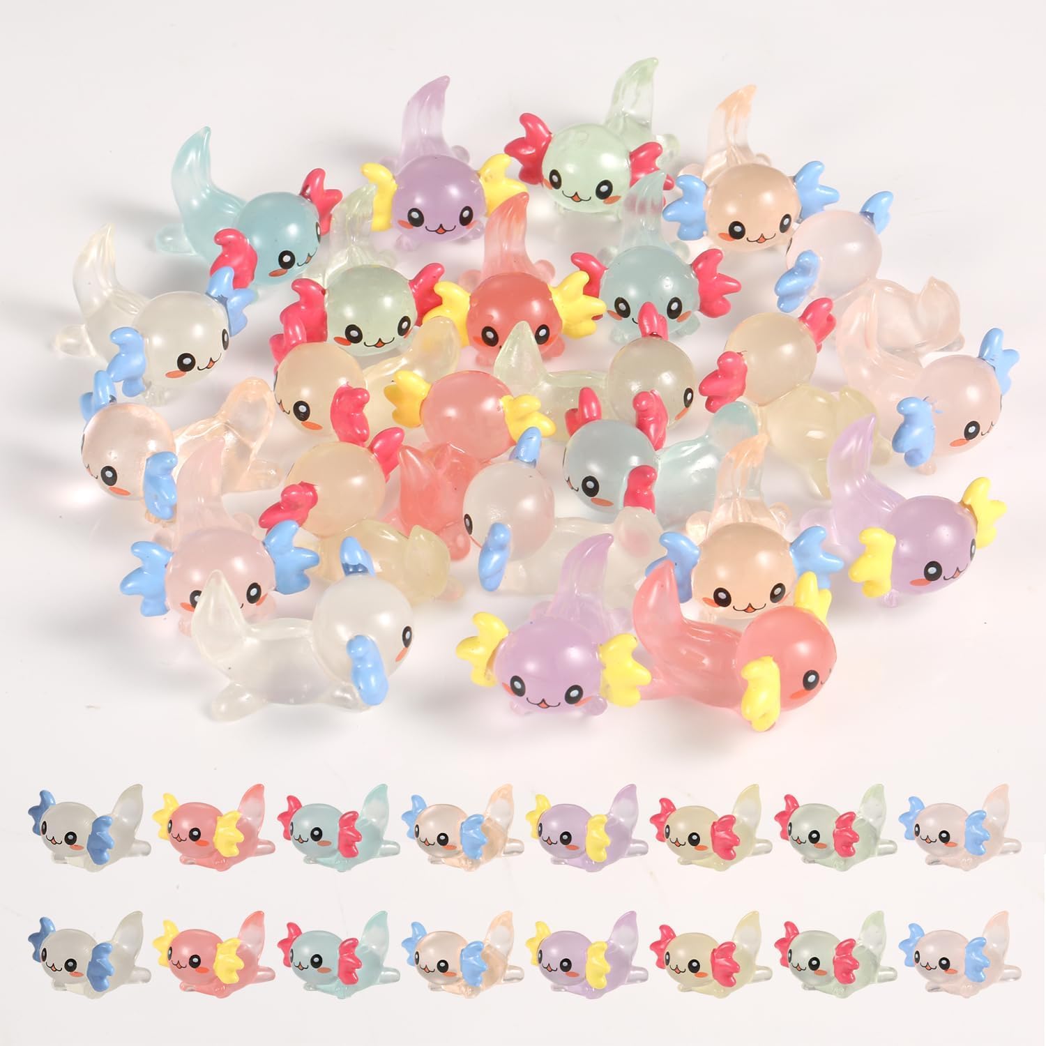 10/20pcs Mini Resin Axolotl Fi - Nutcracker Figurine 评论和价格