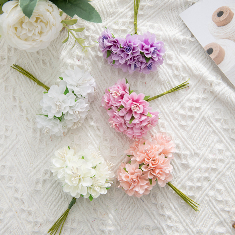 18Pcs Artificial Flowers Stame - Christmas Wreath Fake 评论和价格