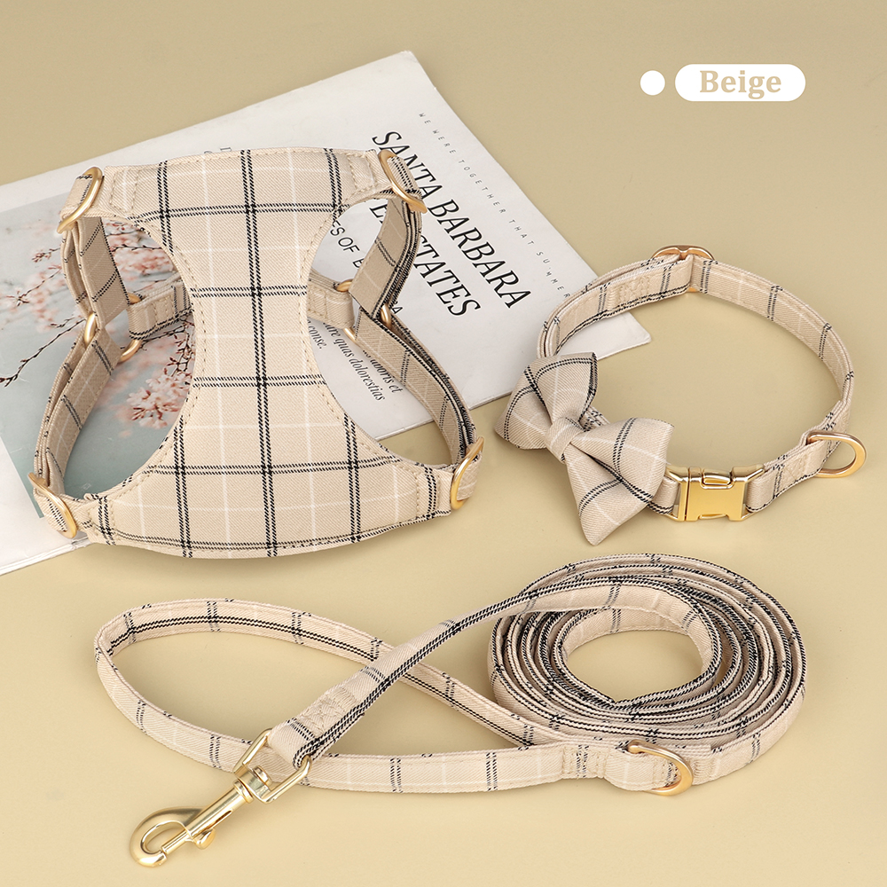 3pcs/set Dog Collar Harness le - Christmas Throw Blanket 评论和价格