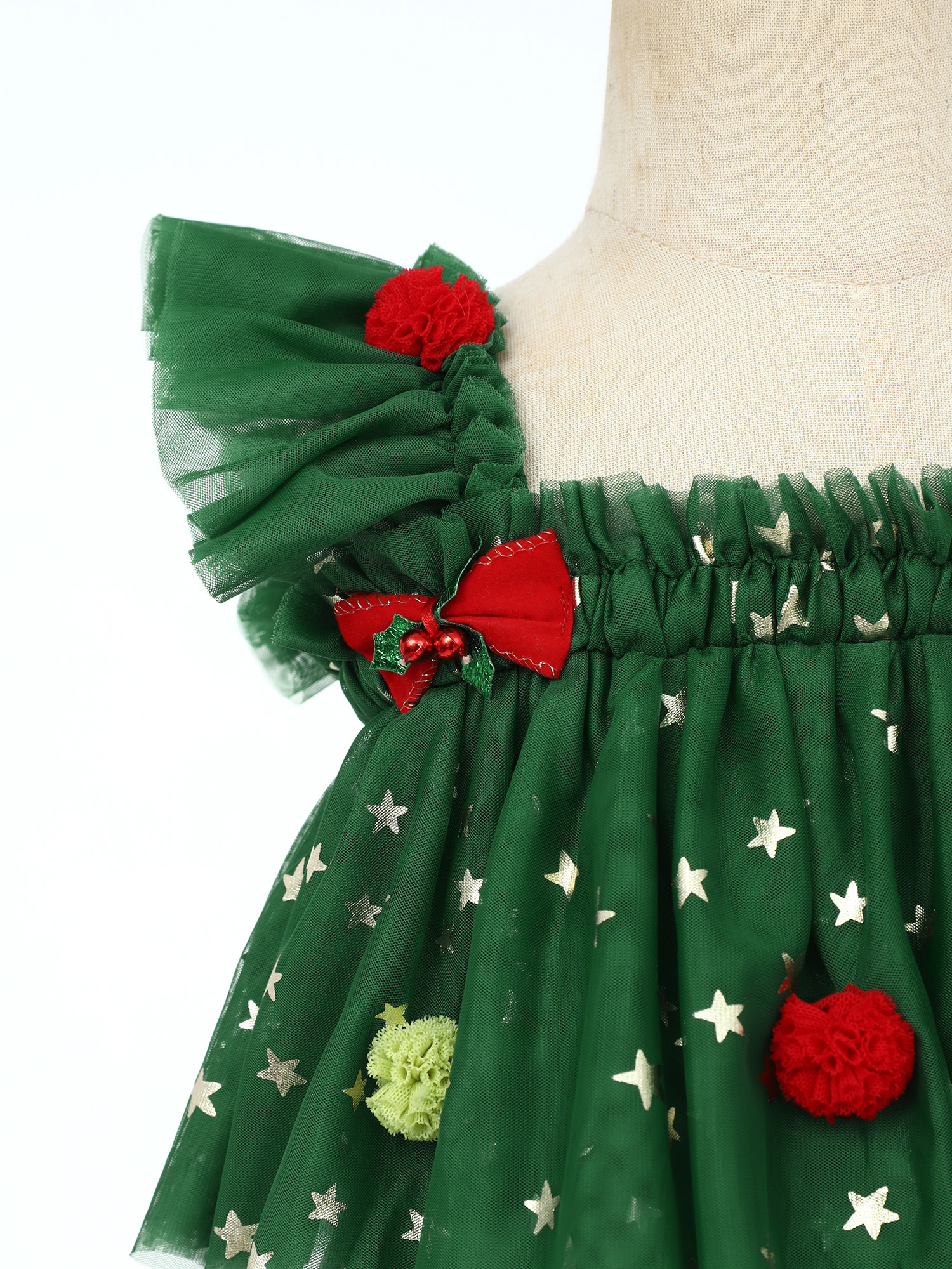 Toddler Girls Christmas Tree E - Elf Costume Christmas 评论和价格