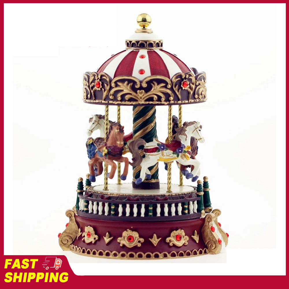 Creative Resin Crafts Ornament - Snow Globe Musical 评论和价格