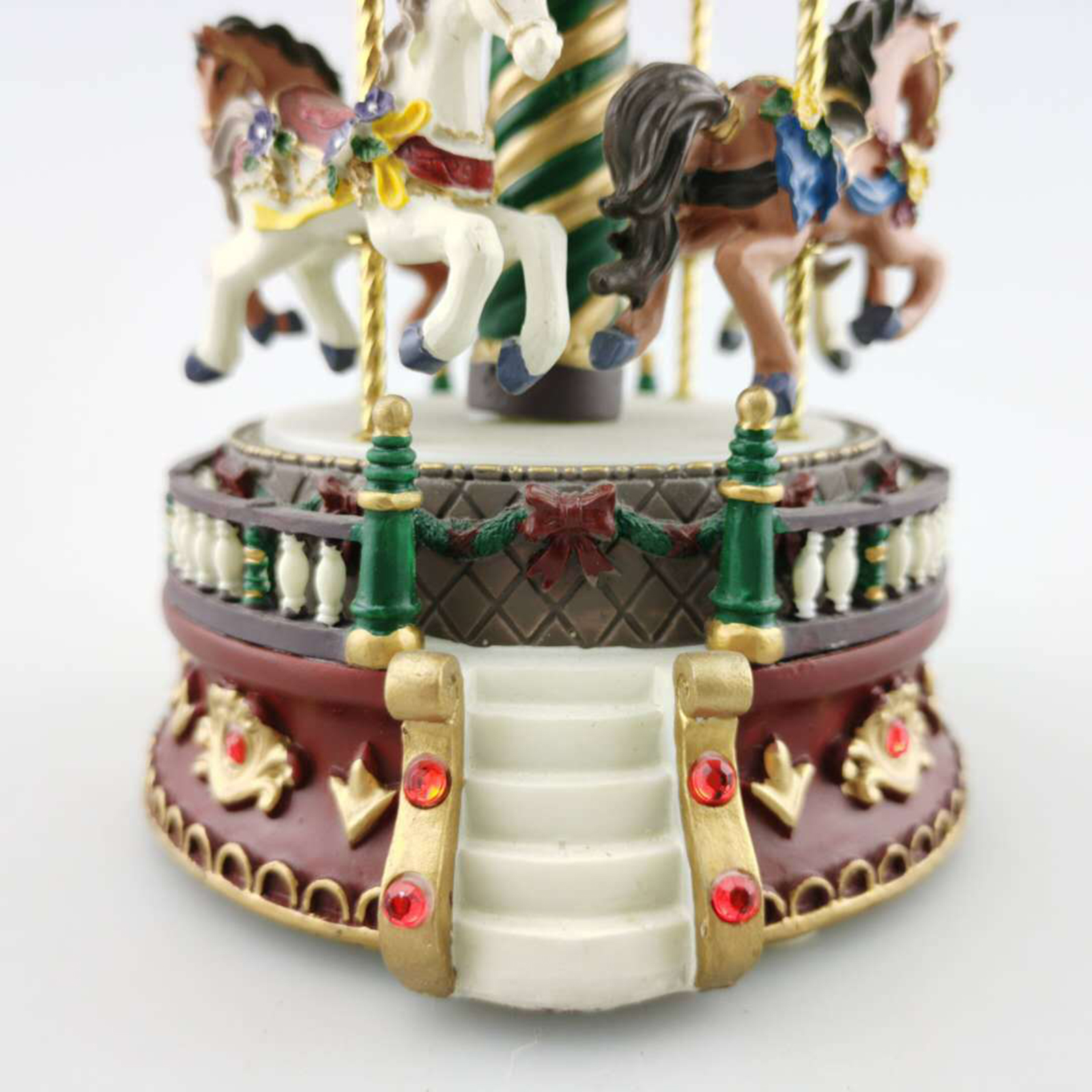 Creative Resin Crafts Ornament - Snow Globe Musical 评论和价格