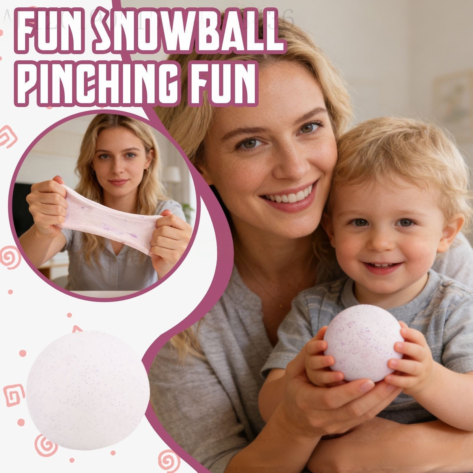 New Fun NeeDoh Snow Ball Crunc - Snow Globe Musical 评论和价格