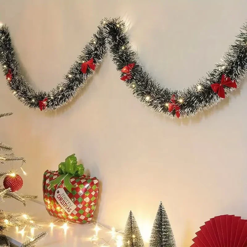 LED Christmas Tinsel Garland A - Tinsel Garland Decoration 评论和价格