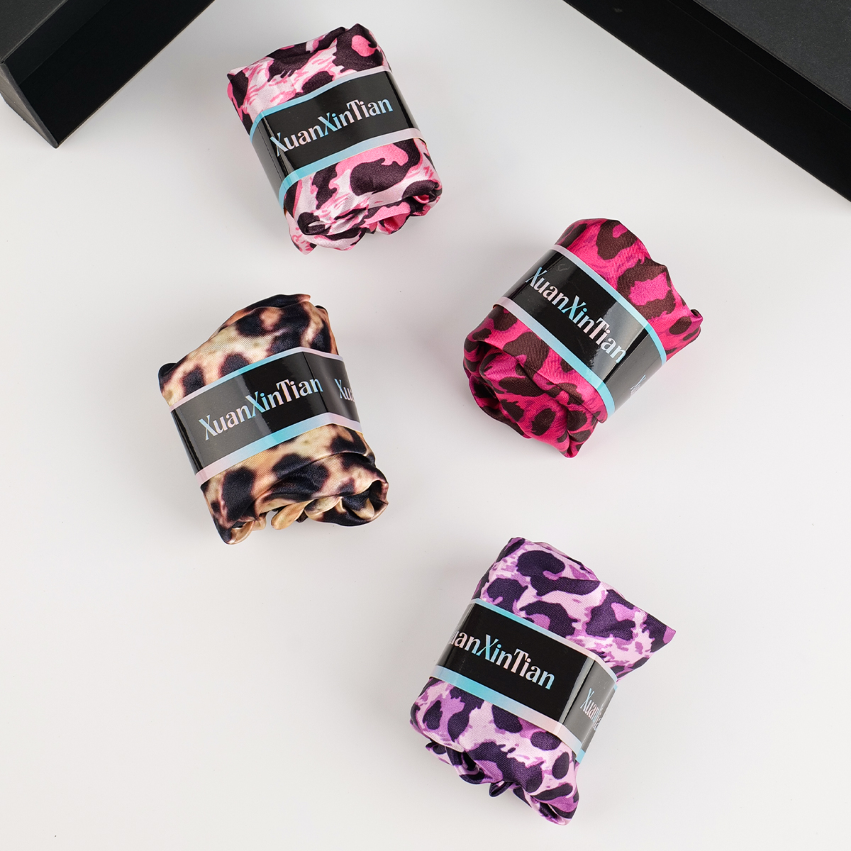 4PCS Mystery Hair Bonnet Gift  - Gift Box Wrap Set 评论和价格