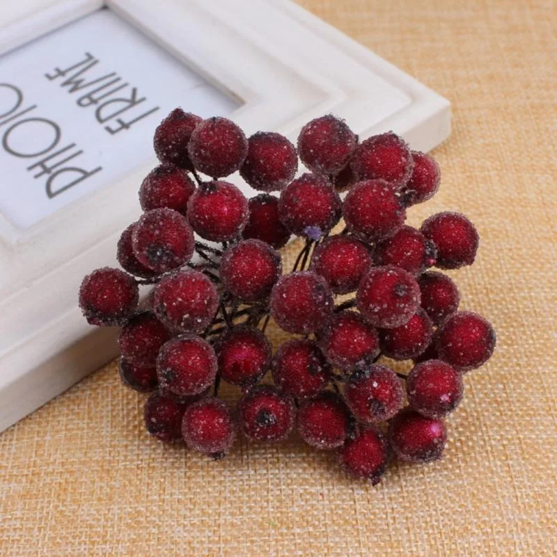 Artificial Frosted Holly Berri - Christmas Wreath Fake 评论和价格