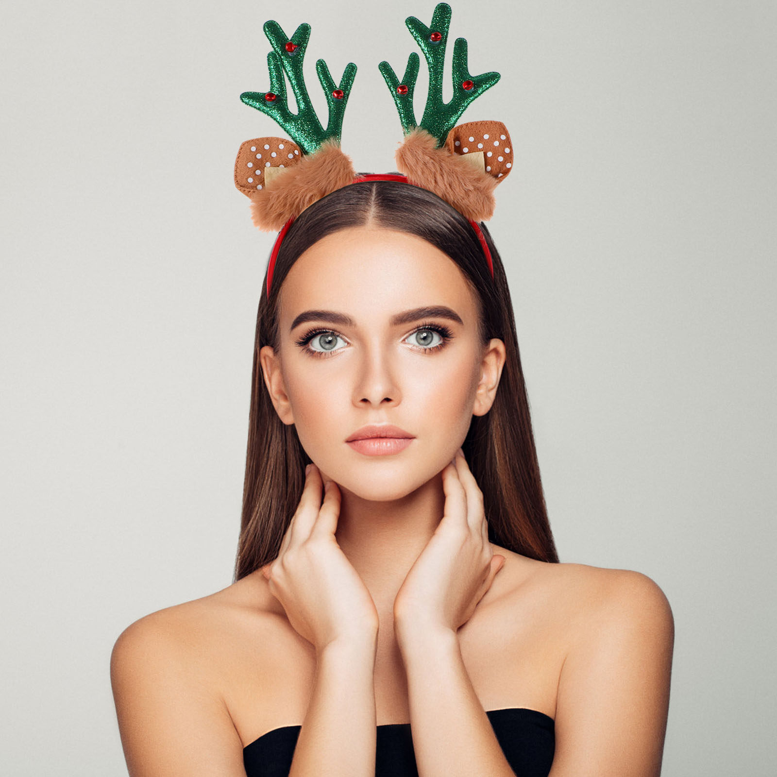 3Pcs Christmas Reindeer Antler - Reindeer Antlers Headband 评论和价格